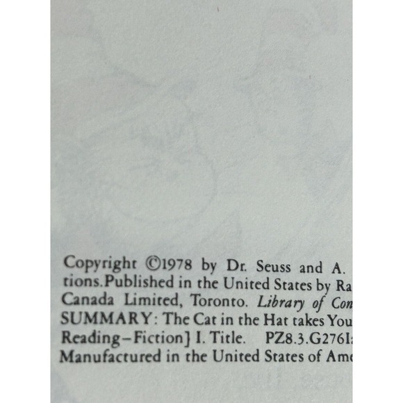 Lot of 4 Dr Seuss Books Green‎ Eggs & Ham Hop on Pop ABC VTG 60. 70’s - Picture 10 of 11